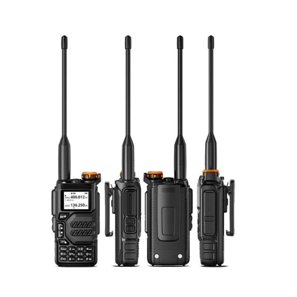 Walkie Talkie UHF-VHF UV-K5 Lång Räckvidd Mottagare Luftband Scrambler Typ-C Laddare Trådlös Frekvenskopia NOAA FM-Radio