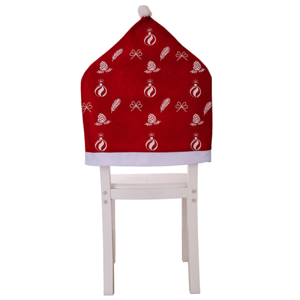 Christmas Stretch Chair Cover Slipcovers Non-Woven Party Seat C