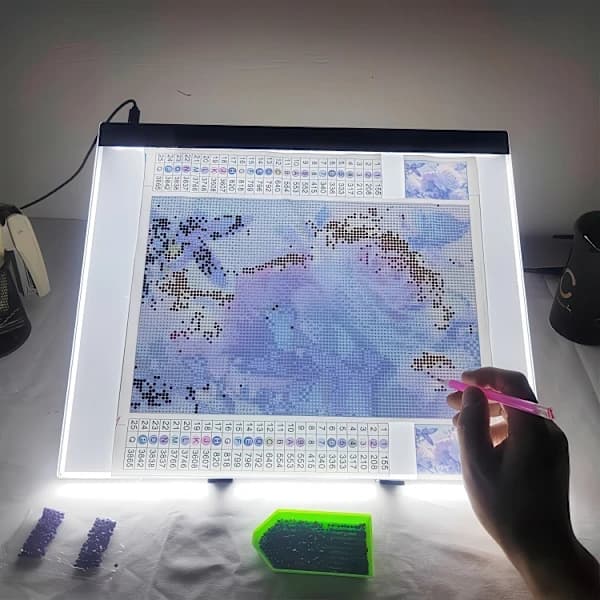 A3 LED Rulleplade - Lysbord / Lysplade - Bærbar