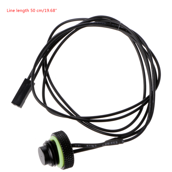 Vandkølingssystem 10K Temperatursensor G1/4\" Stopfitting 2-polet stikledning