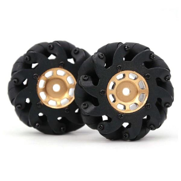 Stereo Crawler Universal Wheel Kestävä Crawler Universal Wheel 4WD:lle kauko-ohjattavalle autolle Muokattu Rc-auton päivitystarvikkeet