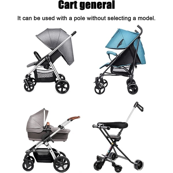 Barnevognkroker - Baby Buggy Hooks Clips for stellevesker, 2-pakks multifunksjonell