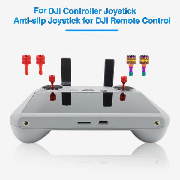Sensitive Control Joysticks til DJI Mini 4 Pro, Mini 3 Pro - Flerfarvet RC Tilbehør