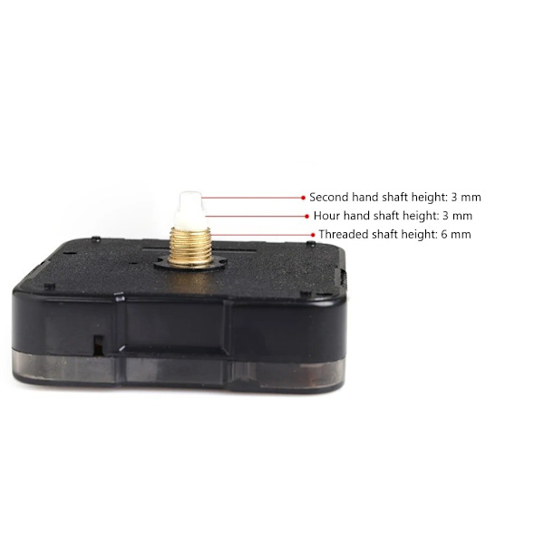 Väggklocka Urverk – Tyst Quartzklocka – 2-pack