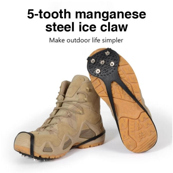 Antislip sko pigger svart 8 tenner