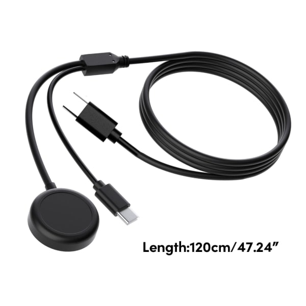 Magnetisk laddningsstativ Sladdfäste Kompatibel för watch 6 5 4 Active 2 USB Snabbladdningskabel Power Baskabel