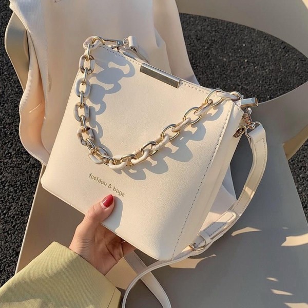 Damer Axelväska med Kedjehandtag Crossbody Dam B Grön