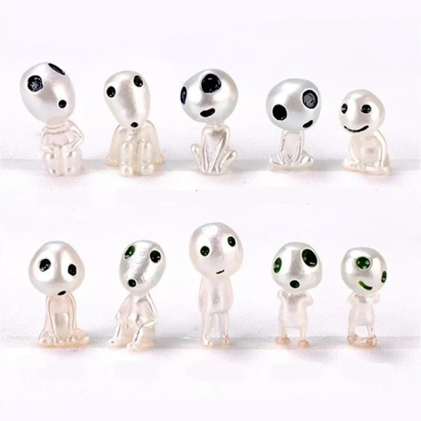 10 st miniatyrlandskap dekoration lyser i mörkret prinsessformad heminredning trädgårdsdekoration prydnad lyser i mörkret G231A 10PCs