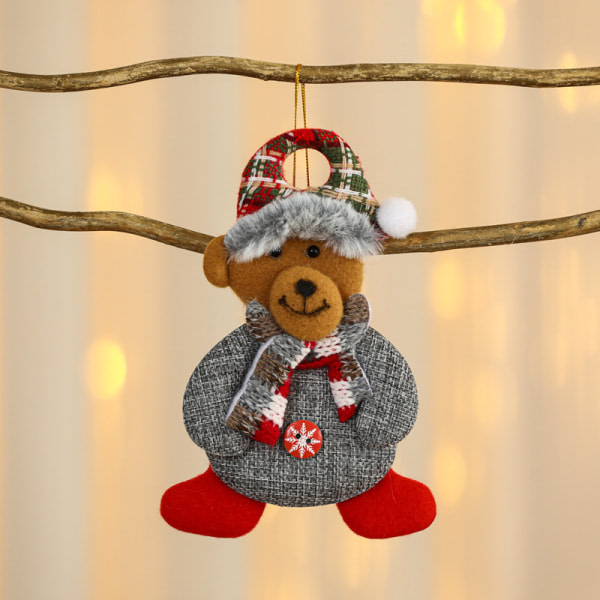 Uudet joulukoristeet Joulukuusen riipus DIY Xmas Tree Pe A8 onesize A8 onesize