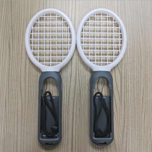Kompatibel med Nintendo Switch tennisracketar NS Mario Motion Sensing Game Tennisracket JoyCon Bar End Shot All Black