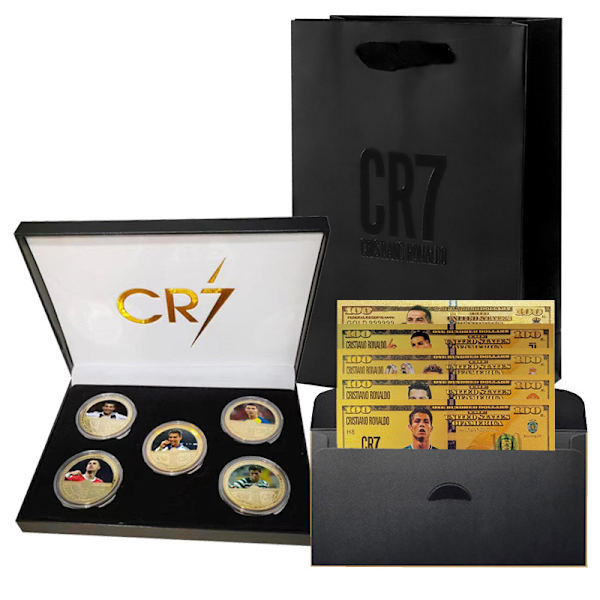 Ronaldo stjernefotball minneseddel Europa Cup perifer sand superliga suvenir perifer with display shelf 5