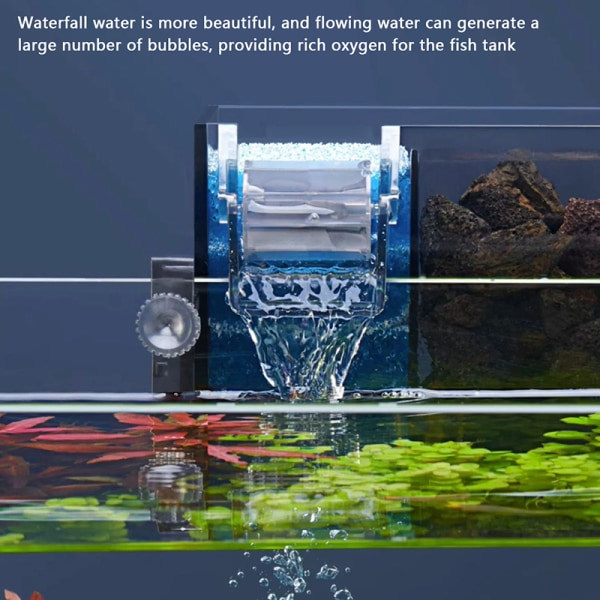 Fisktank Vattenfall Filter Akvarium Extern Vattenrening Sy Double Box