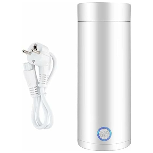 Mini elektrisk rejsekedel termokande 400ml rustfrit stål hurtig kogning