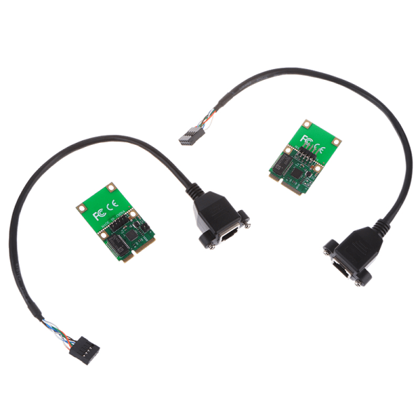 1Set Mini PCI-E nätverkskort 1000Mbps Gigabit Ethernet RJ45 LAN A