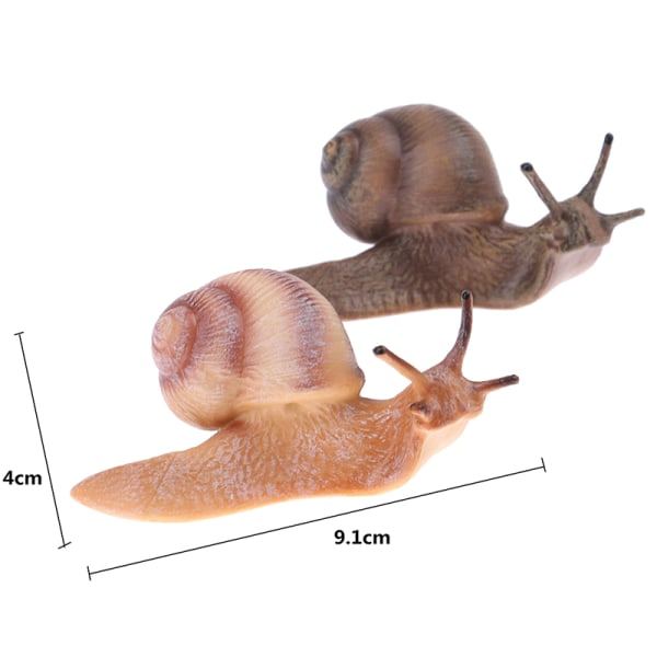Simulering av djur insektsmodell mini djur snigel tillväxt cykel o ljus färg 01
