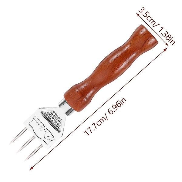 1. Trident Ishakke Ismejsel Hammer Rustfrit Stål Japansk Stil Brun 17.7X3.5X2CM