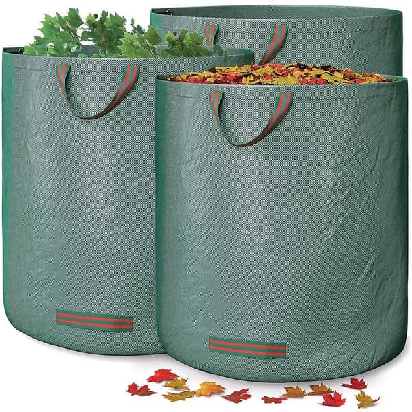 3X 60L Rivsäkra Trädgårdssäckar