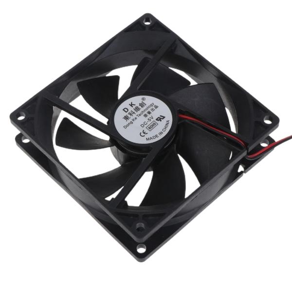 90mm Kjølevifte 12V 24V 5V 90x90x25mm XH2.54 2P Dobbel kulelager 3016R Kjøler 12V