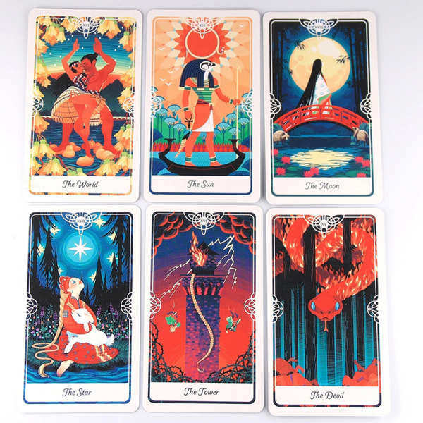 Tarot of the Divine En kortlek och guidebok inspirerad av folklore a Multicolor one size Multicolor one size