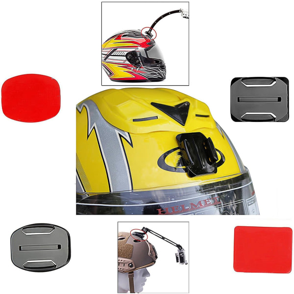Tarvikepaket 12 x kiinnikettä ja 12 x itseliimautuvaa kiinnitysteippiä