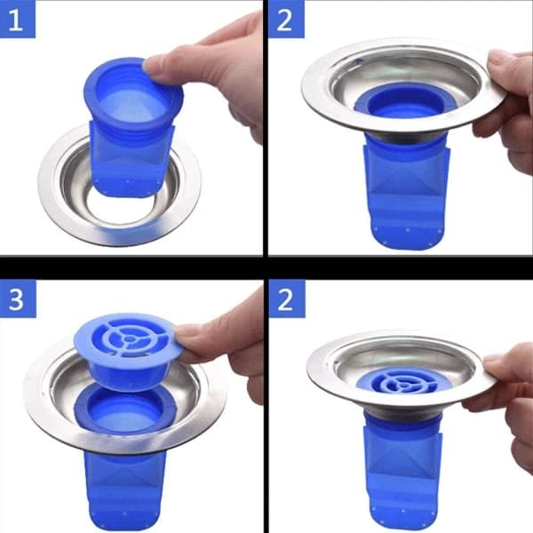 CDQ Gulvdræn Tilbagefaldshinder, Dræn Tilbagefaldshinder Envejsventil Drænrørsforsegling Slangeprop (9 cm) 9 cm