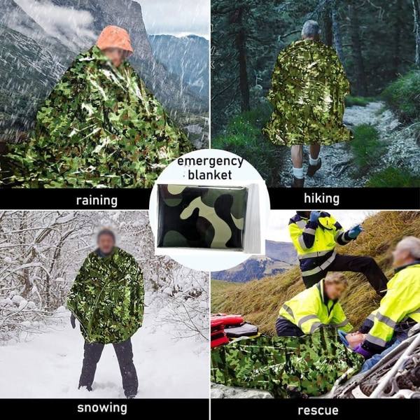 Överlevnadsfilt Räddningsfilt Nödfilt Sovsäck - WELLNGS