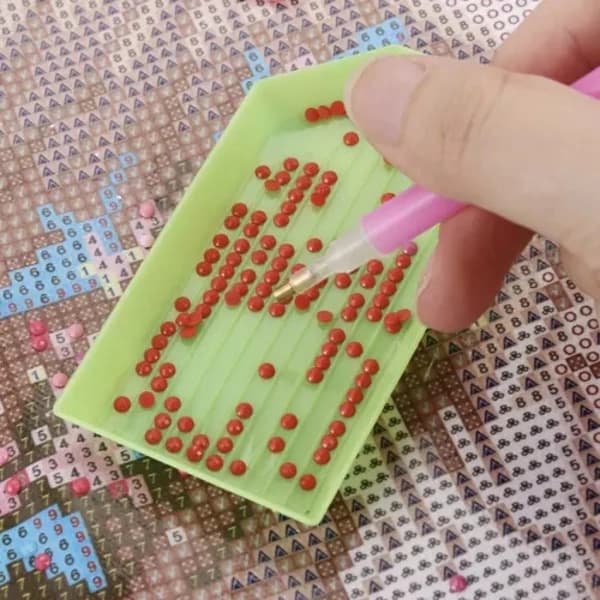 Perleopbevaring + Tilbehør til Diamantmaling - Diamond Painting