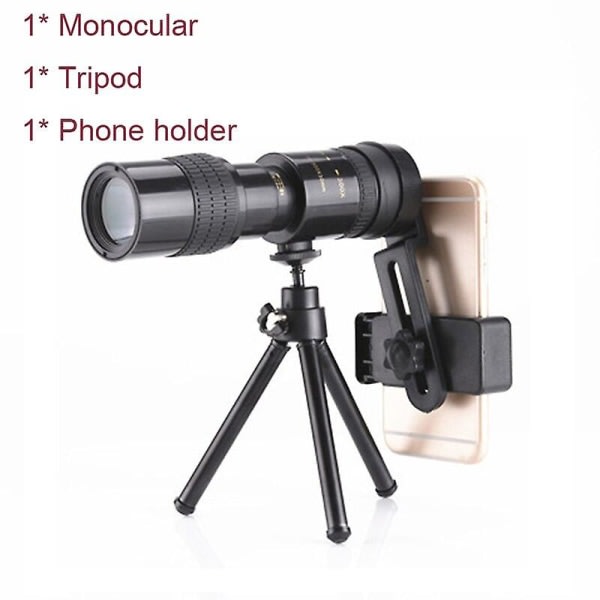 10-30x30 kontinuerlig zoom Monocular HD Monocular Phone Telephoto L