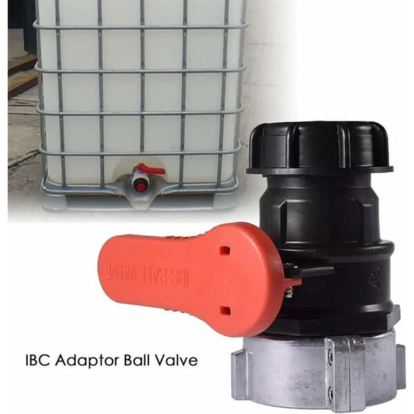 IBC Kulventil Adapter Ersättningskulventiladapter - 75mm