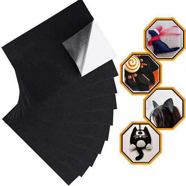 Musta filtti kangas itseliimautuva ark Multipurpose Velvet Sheet