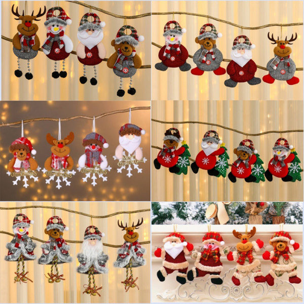 Nye juledekorationer Juletræshængende DIY Xmas Tree Pe A1 onesize A1 onesize