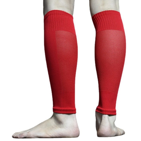 Fotbollstrumpa Andas utan fötter Sock Professional Footbal Red