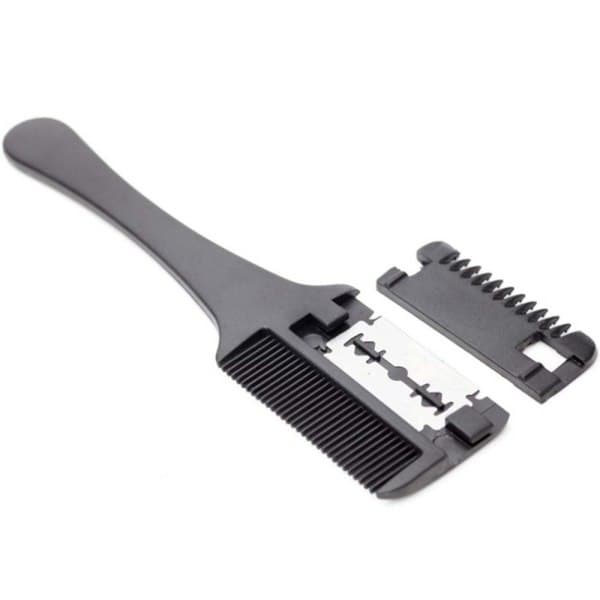 Stylingkam med barberblad Svart Svart