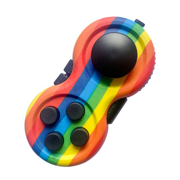 Fidget Pad 8 Toiminnon Fidget-lelukuutio Ohjain Stressireduktori f
