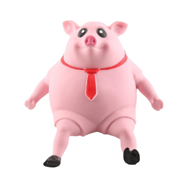 Pig Squeeze Toy Anti-Stress Baby Sensory Bad Stressbollar Rosa Rolig Relief