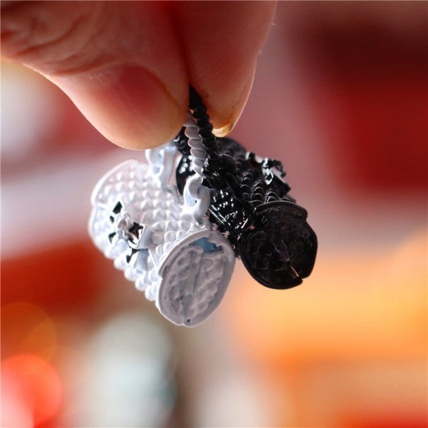 Mikro Miniatyr Möbler Tiny Småskalig Leksak Dockhus DIY Dekora Mini Mode Rakväska Svart