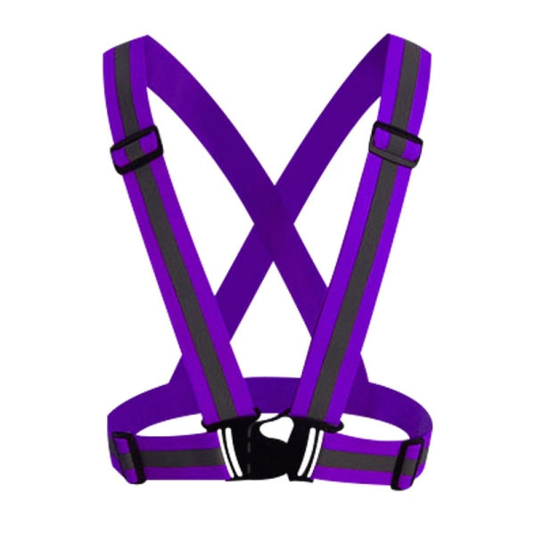 Reflexer Väst, Reflexbälte, Reflexväst Strap-Lila