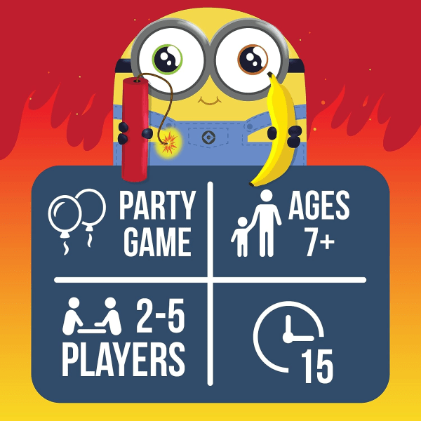 Exploding Minions by Exploding Kittens - Korttipeli aikuisille, teineille ja lapsille