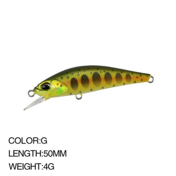 Minnow Baits Fiskekroker FÄRG G FÄRG G