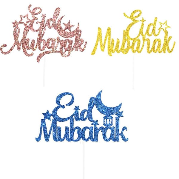 5 st Eid Mubarak Bakmuffins Toppers BB