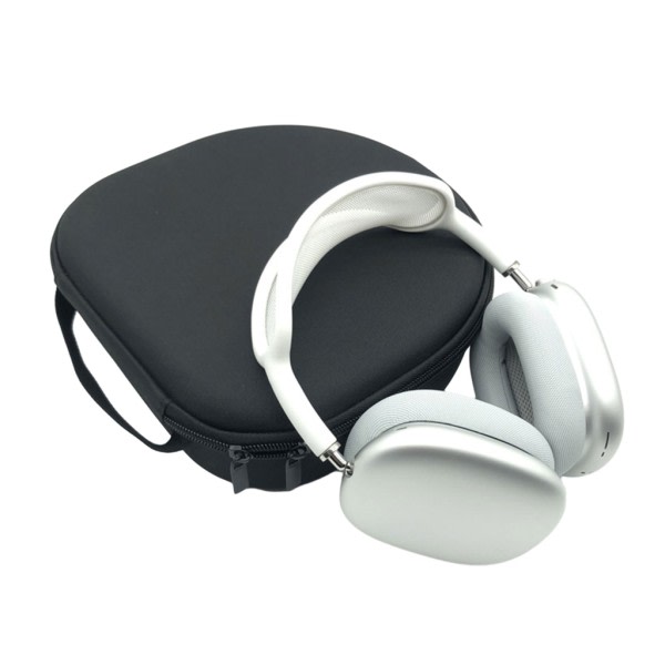 Resevänligt case Hörlurshållare Bekvämt case för dagligt bruk för hörlurar Mjukt sammetsfoder Black Black