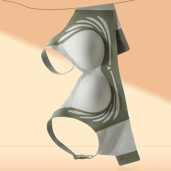 Lifting Anti-Sagging Wireless Push-Up Bra Machine Washable Comfort Underwear for Matching Clothes Light Blue M Light Blue M Light Blue M