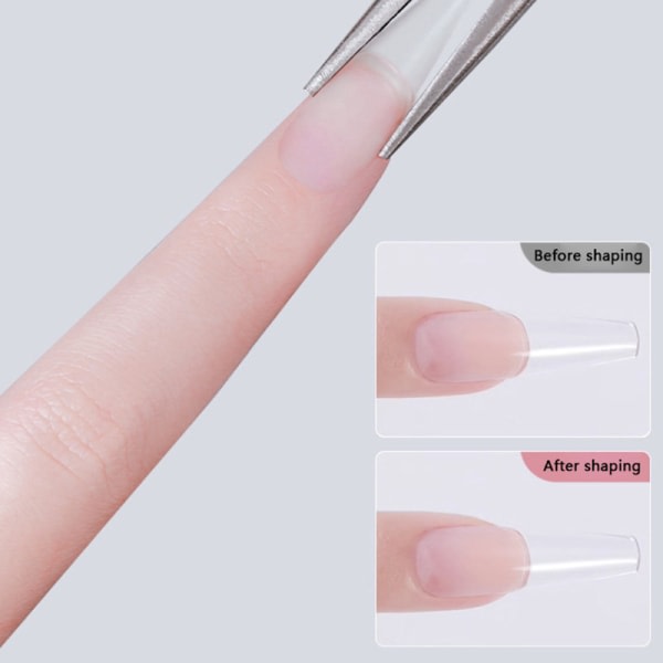 Remover Nail Shaping Clip Crystal Nail Specialformad pincett Pink onesize Pink onesize