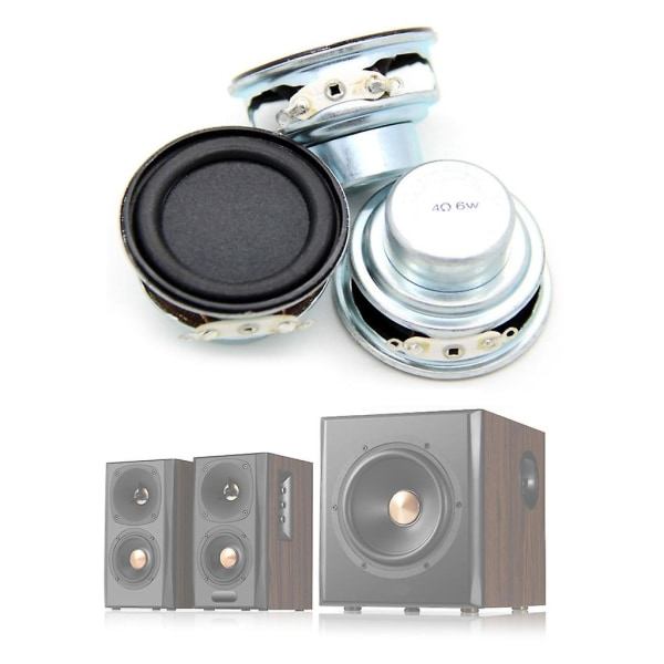 40 mm 1,5 tommer intern magnetisk højttaler enhed 4 Ohm 6w til højttaler tilpasning