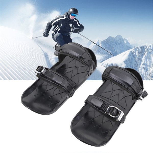 Snowboardskor MiniSki Skats mini skidskor utomhussport sno black 1Pair black 1Pair