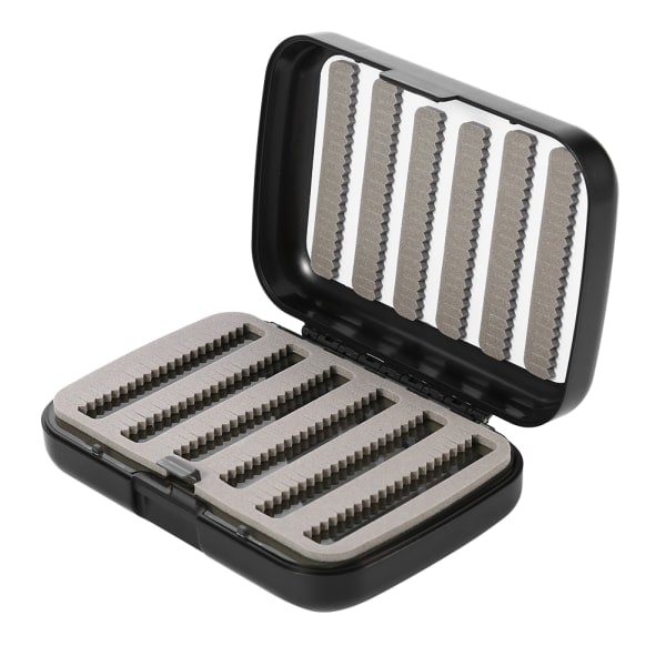 Holdbar tyk vandtæt fluefiskeri lokke agn krog tackle box etui (A)