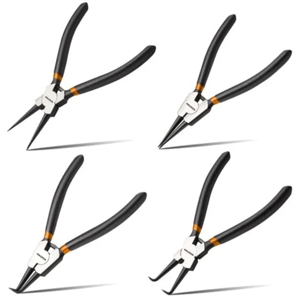 Circlip Pliers Set – Snap Ring Pliers – 4-Pack