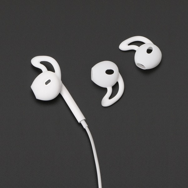 2 par headset støjreducerende silikone ørepropper Anti-støj ørepropper til Apple hovedtelefoner ørepropper