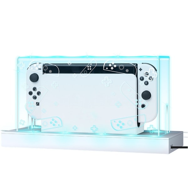 Cover Luminiferous Base Box for Switch/OLED Acrylic Host Protective Sleeve A