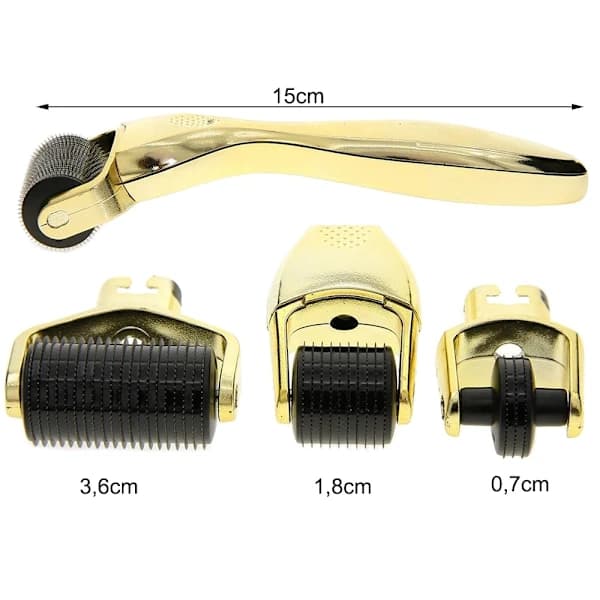 Dermaroller / Skinroller / Mikroneulaus - 0,5/1,0/1,5 mm